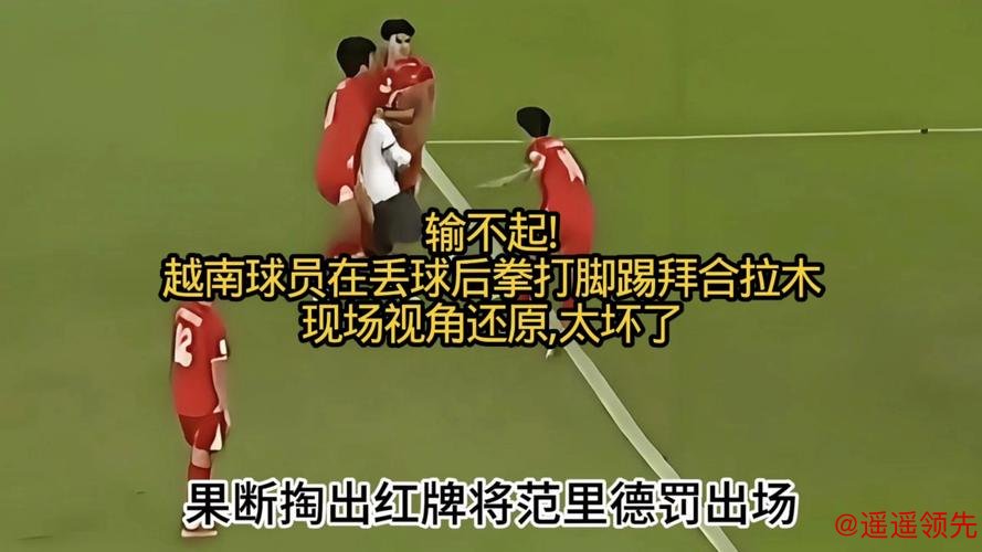 恶劣！越南球员拳击拜合拉木 拒不向中国道歉 另1人拳打脚踢逃红